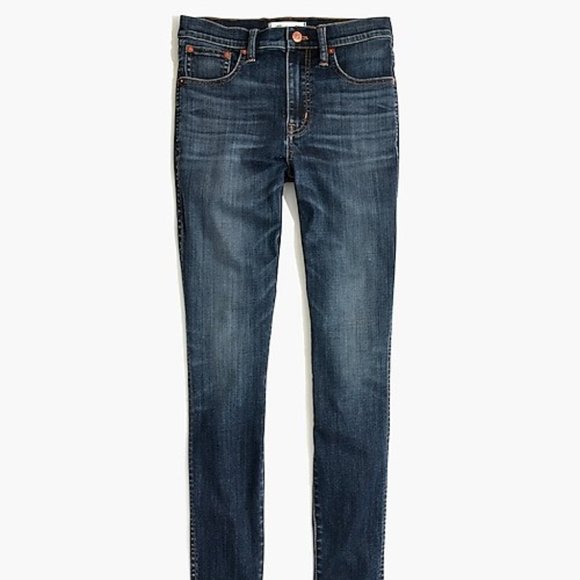 Madewell Women's 10" High-Rise Skinny Jeans in Danny Wash Size 24 G7391 ($135) - Picture 4 of 14